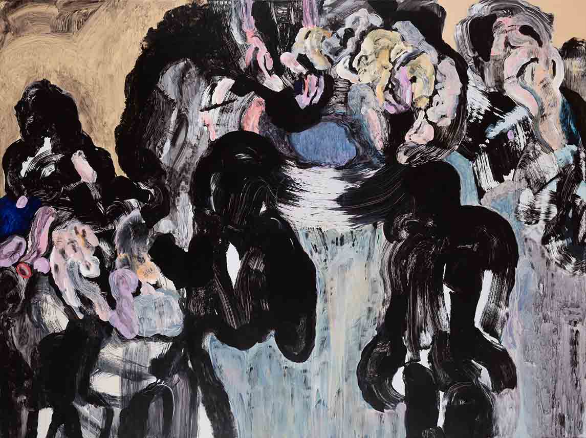 Hatem Imam, <i>Fata Morgana</i>, 2025. Acrylic on aluminum dibond, 59 x 78 3/4 in (150 x 200 cm)